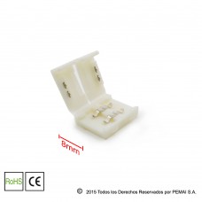 Conector Rápido 8mm entre Tiras LED MonoColor SIN Soldadura